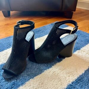 Tory Burch Black Heels “Jesse Booties” Size 8.5
